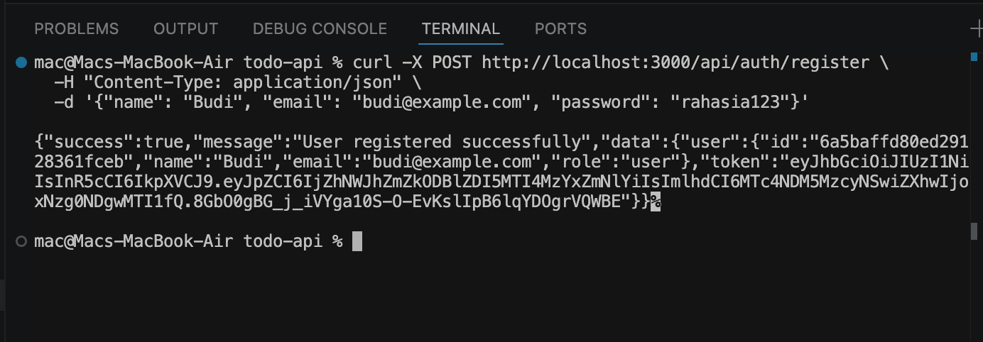 test endpoint register